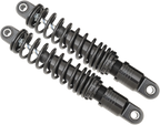 Premium Ride-Height Adjustable Shocks for Drag Specialties (Black)