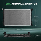 Radiator for Volkswagen Jetta Golf Rabbit (2005–2014)