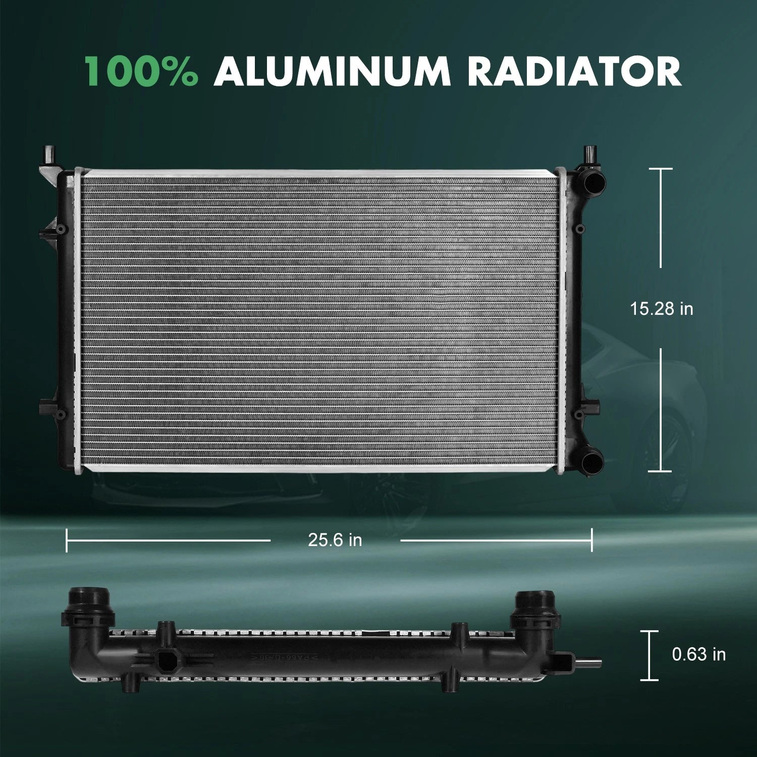 Radiator for Volkswagen Jetta Golf Rabbit (2005–2014)