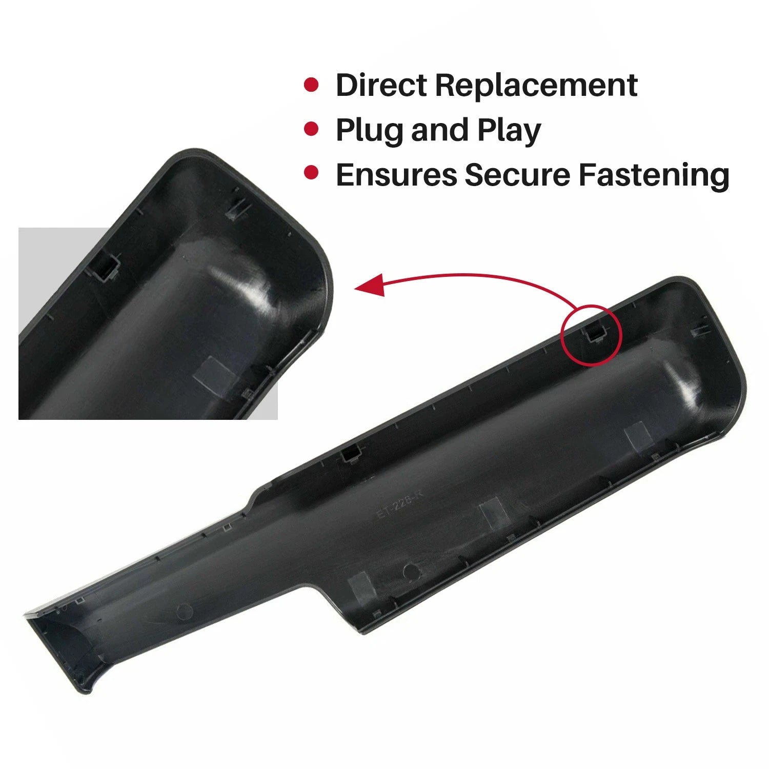 Trailer Tow Mirror Cover Cap for Dodge RAM 2014–2023 (Right Side)