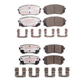 PowerStop Front & Rear Carbon Fiber Ceramic Brake Pad Kit for Tucson Sportage (2016–2023)