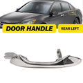Rear Left Driver Exterior Door Handle for Honda Accord (2008–2012) Chrome