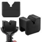 Set of 2 V Groove Rubber Pads for Universal Floor Jack Protection
