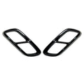 ABS Rear Exhaust Muffler Tail Pipe Covers for Mercedes Benz C-Class (2022-2023)