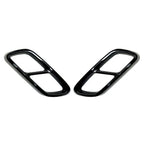 ABS Rear Exhaust Muffler Tail Pipe Covers for Mercedes Benz C-Class (2022-2023)