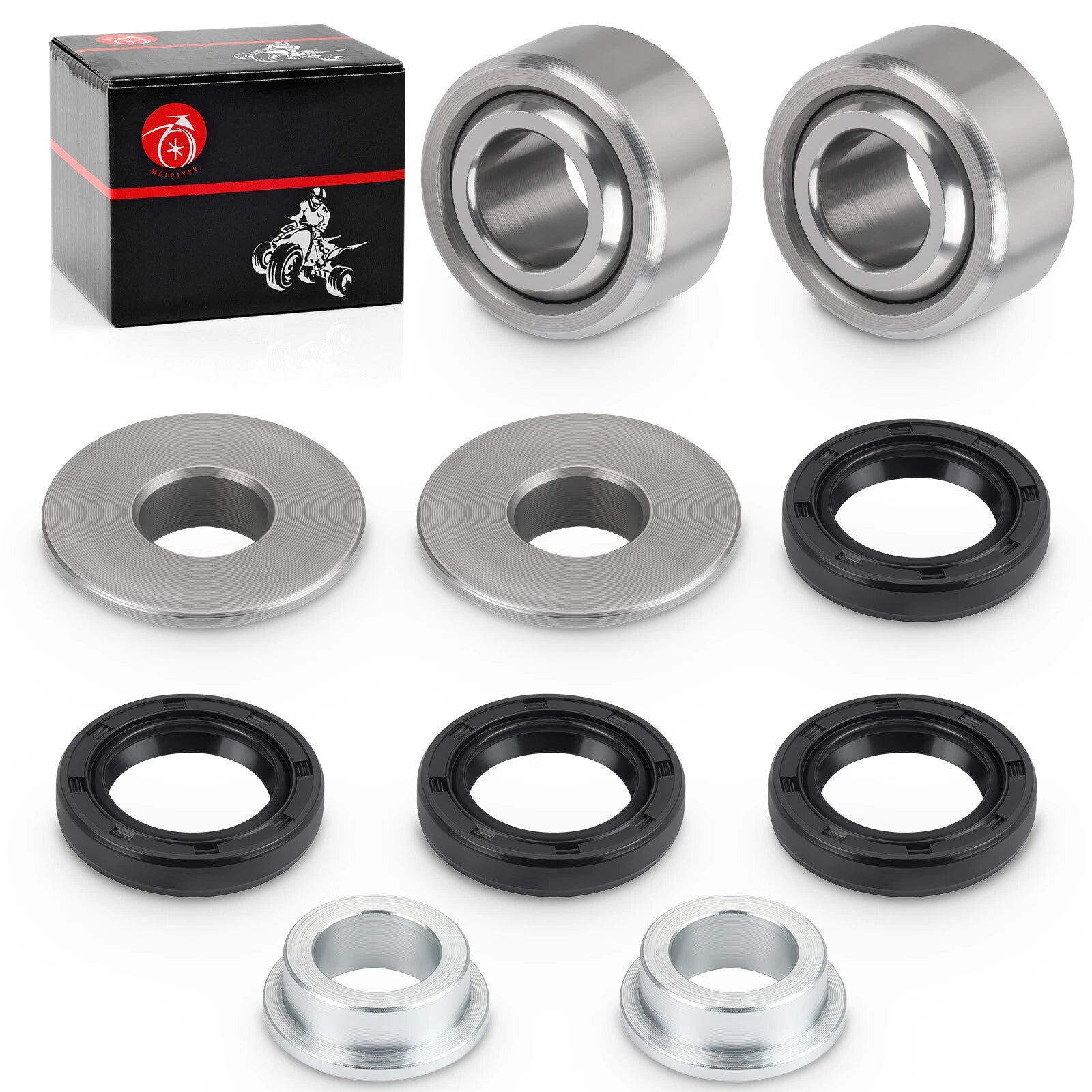 Rear Shock Bushing Bearing Rebuild Kit for Yamaha Banshee 350 (1987–2006)