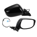 Right Side Door Mirror for Honda Fit (2015–2020) Manual Folding Gloss Black