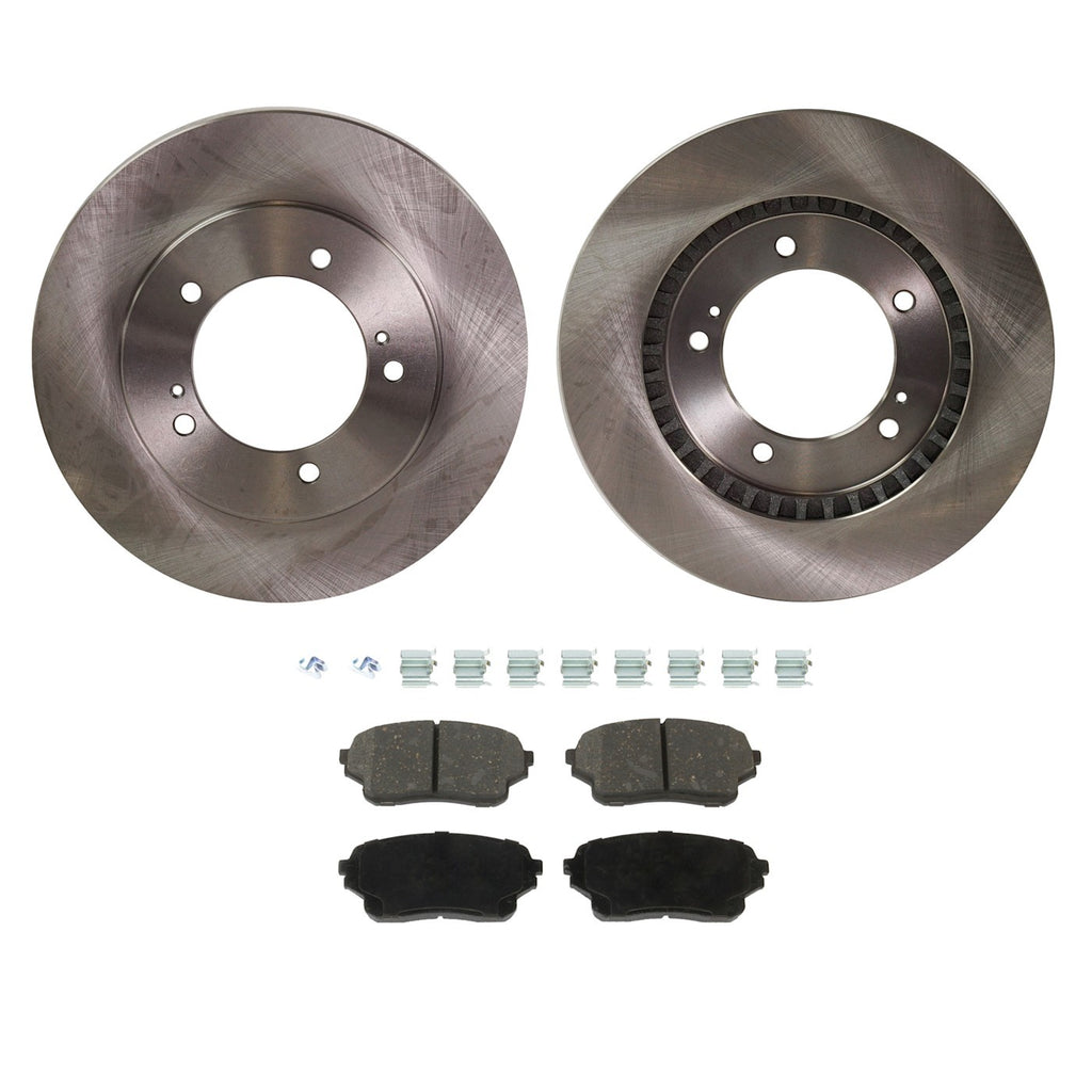 Front Brake Disc Rotors and Pads Kit for Suzuki XL-7 (2004–2006)