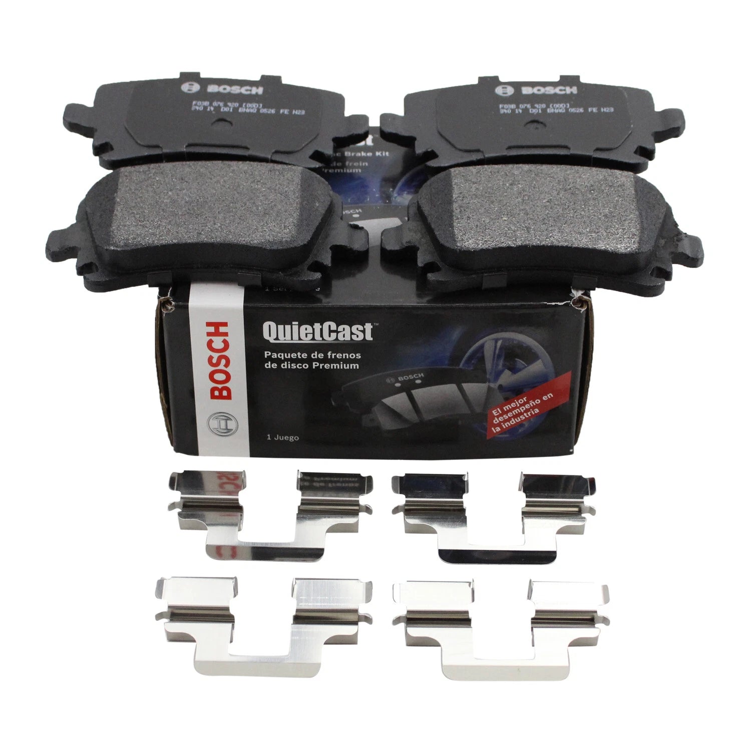 Set of 4 Rear Disc Brake Pads for Audi A3 (2008–2012) 1K0 698 451 H