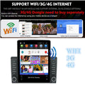 9.5" Vertical Android 10.1 Stereo Radio Player for Jeep Wrangler (2011-2023)