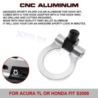 Silver Tow Hook Ring for Honda Fit Acura TL (2006-2008)