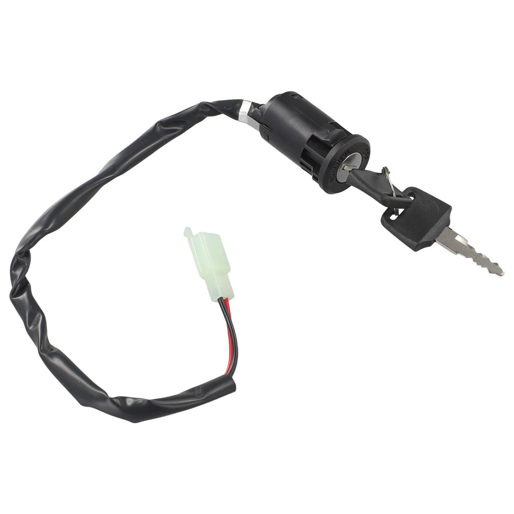 Ignition Key Switch for Moped Electric Motorcycle ATV Dirt Bike (W/2 Wire)