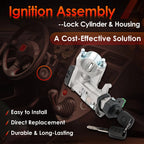 Ignition Switch Lock Cylinder & Keys for Honda Civic (2001-2005)