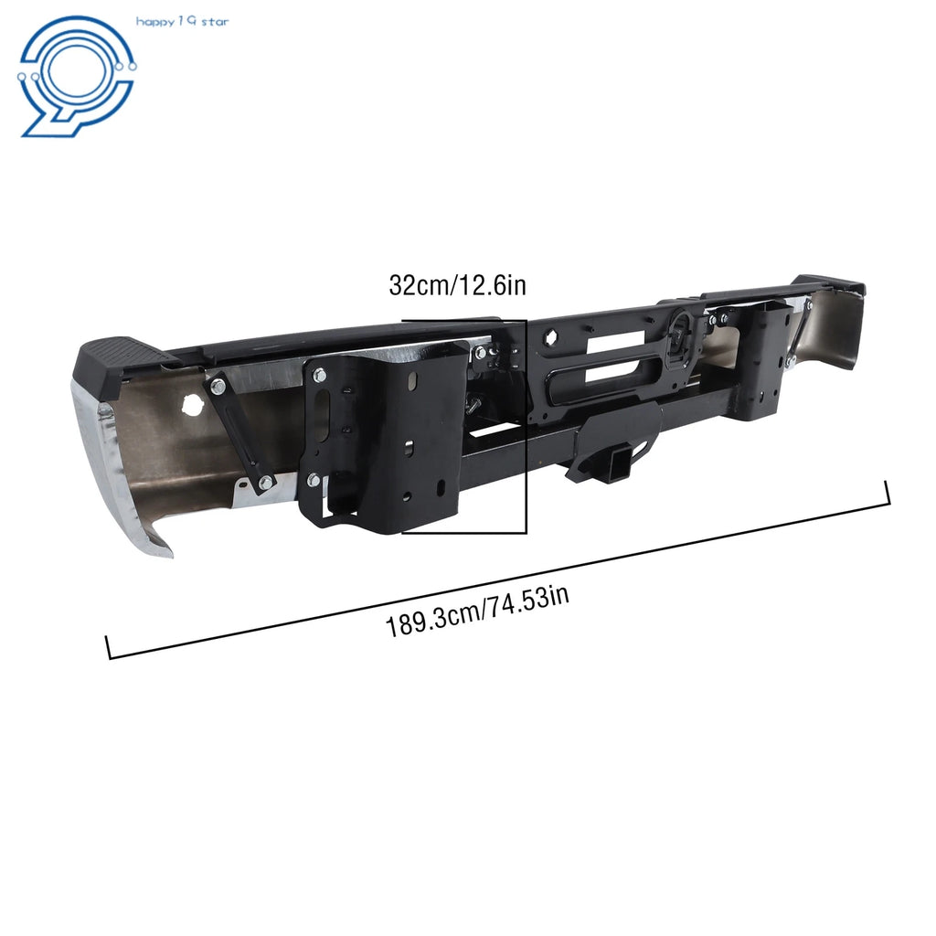 Chrome Rear Step Bumper Assembly for Ford F-150 (2021-2023)