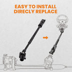 Lower Power Steering Column Shaft for Jeep Cherokee Comanche (1984–1994)