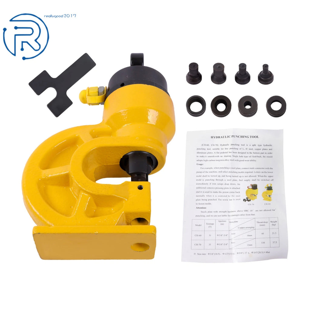 Hydraulic Hole Punching Tool for CH-60 (310KN/31T) 3/8", 1/2", 5/8", 3/4"