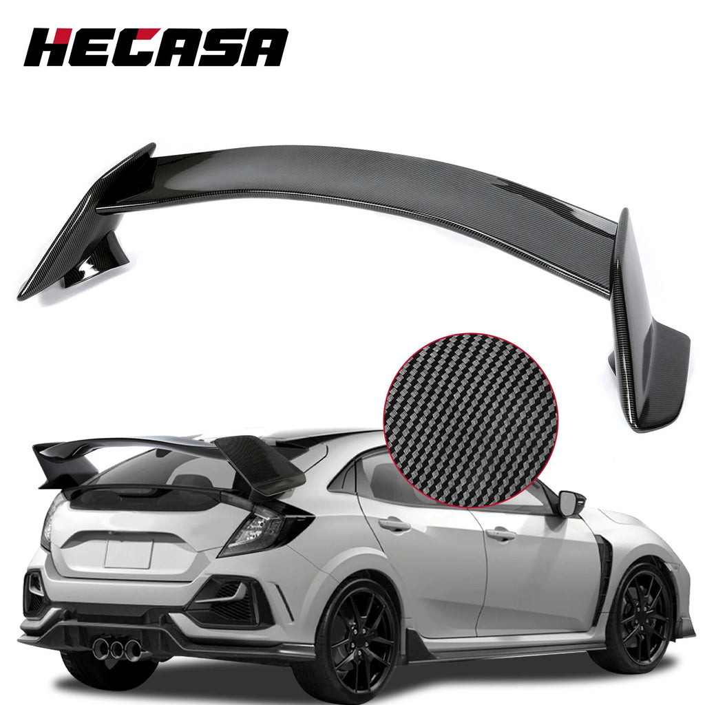 Carbon Fiber Rear Trunk Spoiler for Honda Civic Hatchback (2016–2021)