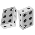 Set of 2 Ultra Precision 1-2-3 Blocks for Automotive (11 Holes)