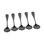 Set of 5 Stainless Steel Teaspoons for Home Use