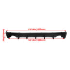 Rear Bumper Lip Diffuser Splitter for Lexus IS250 IS350 IS200T (2014–2016)