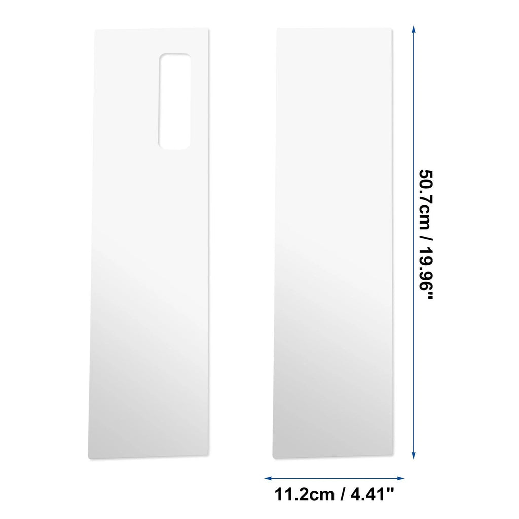 Set of 4 Stainless Steel Chrome Pillar Post Trim for Ford F150 (2015–2020)