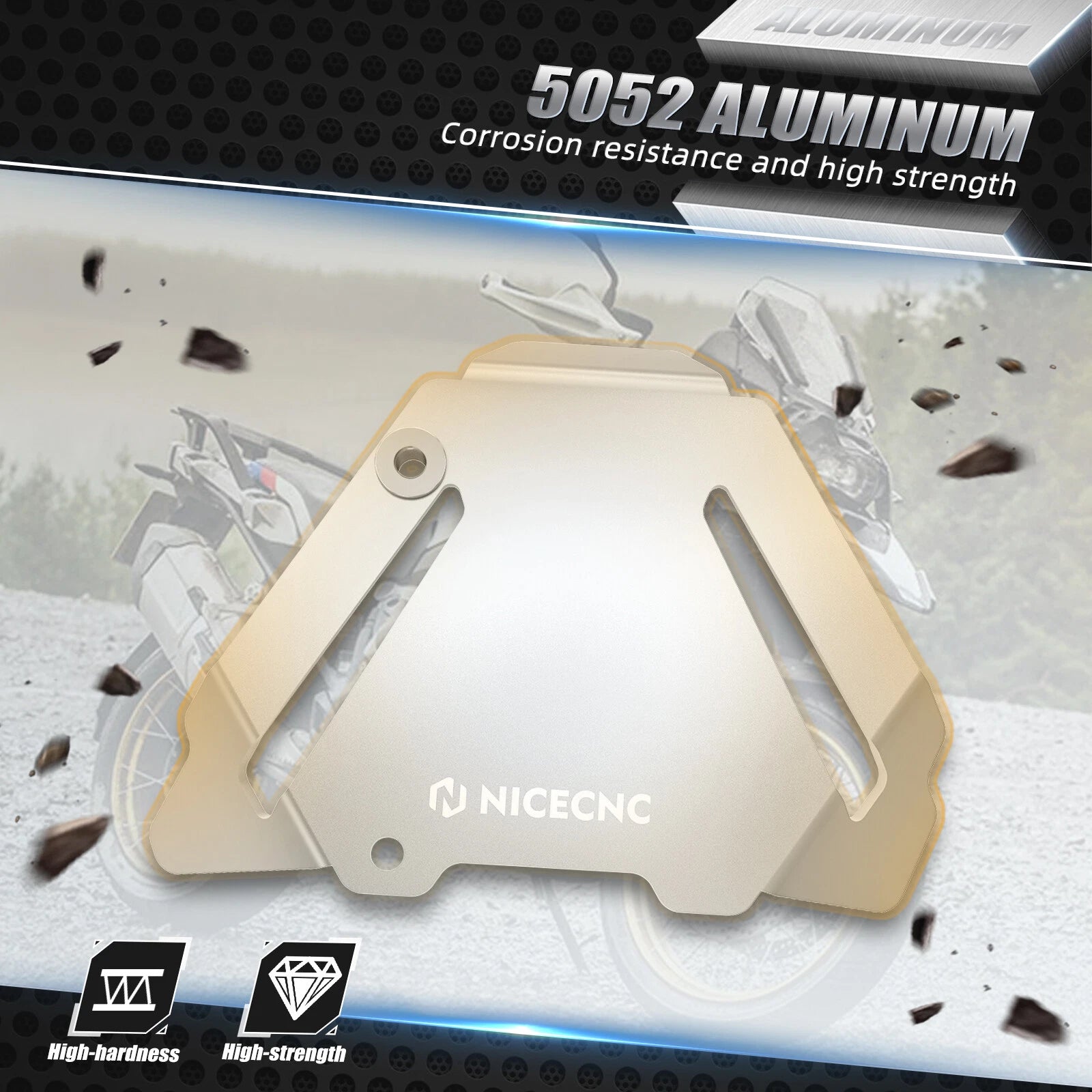 Starter Protector Guard Cover for BMW R1200R R1200RS R1200GS (2013–2018)