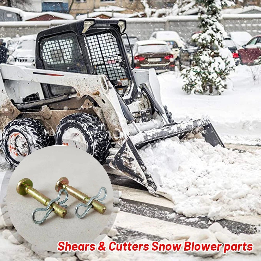 Set of 5 Shear Pins & Cotter Pins for Snowblowers 738-04124A, 738-04124