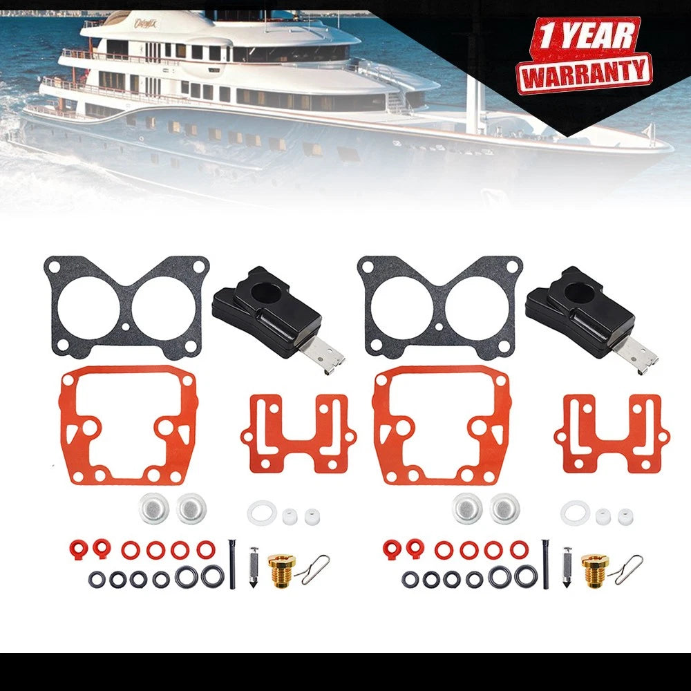 2X Carburetor Rebuild Kit for Johnson Evinrude V4 85-140 HP (Year Range)