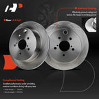 Set of 4 Disc Brake Rotors & Ceramic Pads for Subaru Impreza (2017–2019)