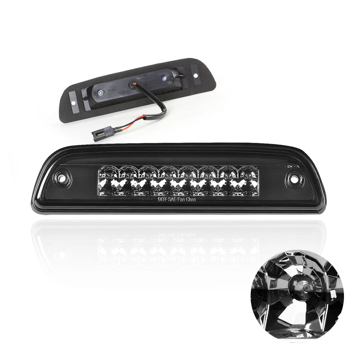 Full LED Third Brake Light for Tacoma (1995–2021) - Smoked
