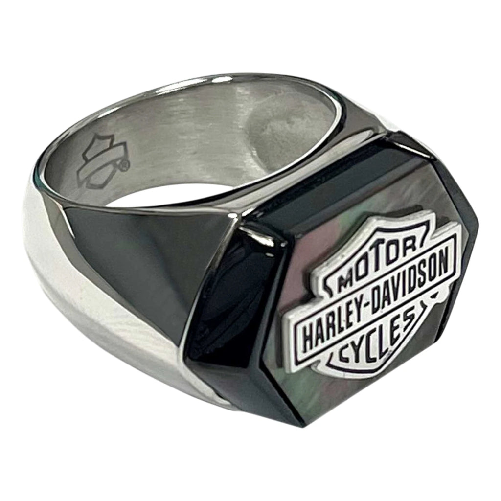 Bar & Shield Ring for Harley-Davidson (OEM 34R00315-12, Size 12)