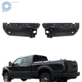 Set of 2 Primered Steel Rear Bumpers for Ford F250 F350 (2008–2016)
