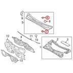 10 x Cowl Panel Retainer Clips for Subaru Crosstrek, Forester (2013-2023)