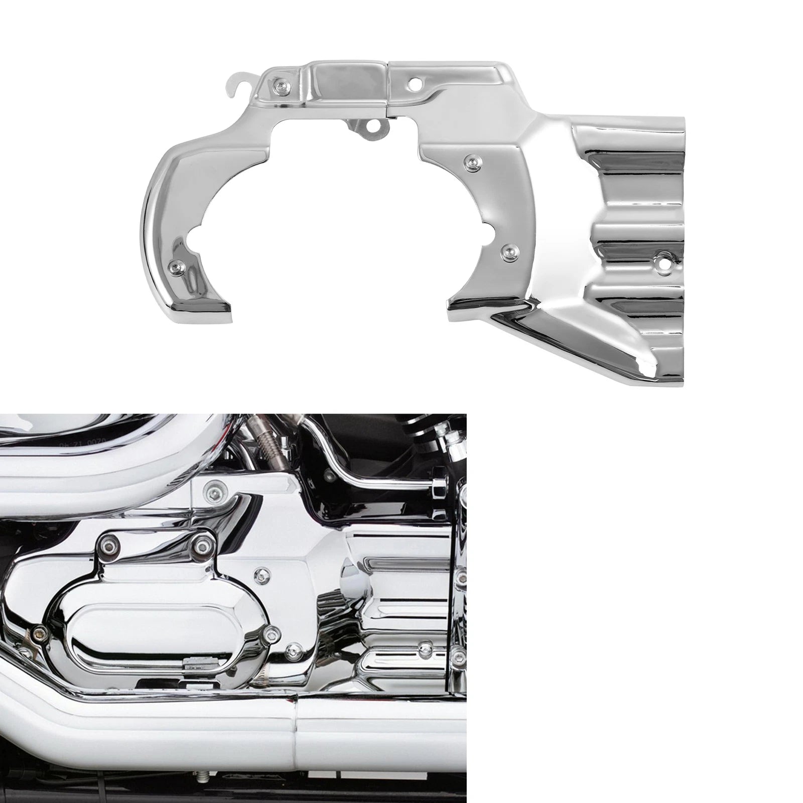 Engine Transmission Interface & Inner Primary Cover Trim for Harley Softail (2007–2017)