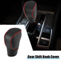 Gear Shift Lever Cover for Honda Civic (2022–2023) Black Faux Leather Red Line