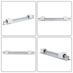 2X SBR16 Linear Shaft Rail Guide with 4 SBR16UU Sliders for Universal Use