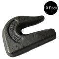 10pk Weld On Grab Chain Hooks 3/8" G70 for Bucket Trailer