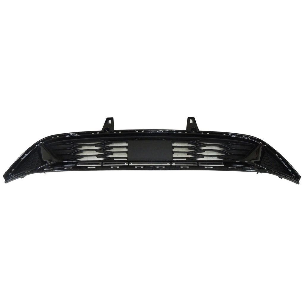 Replacement Black Painted Polypropylene Front Left/Right Bumper Cover Grille