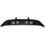 Replacement Black Painted Polypropylene Front Left/Right Bumper Cover Grille
