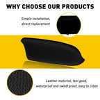 Front Pair Door Panels Armrest Cover for Honda Accord (2008–2012) Black