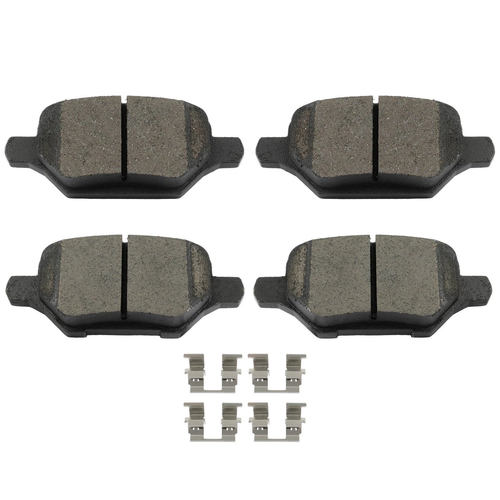 Set of 4 Rear Ceramic Brake Pads for Chevy Trax, Buick Encore