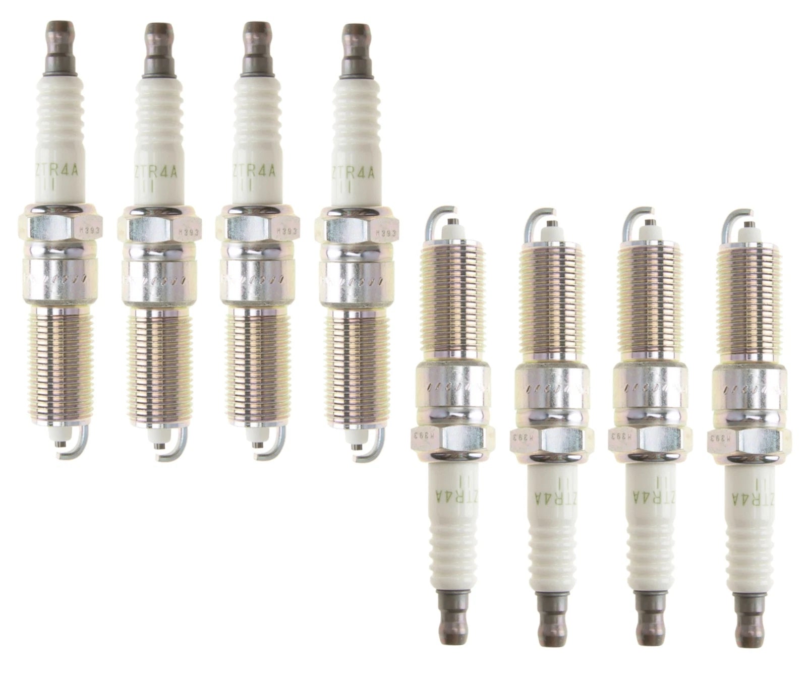 Set of 8 NGK V Power Resistor Spark Plugs LZTR4A-11 for Chrysler Dodge Jeep