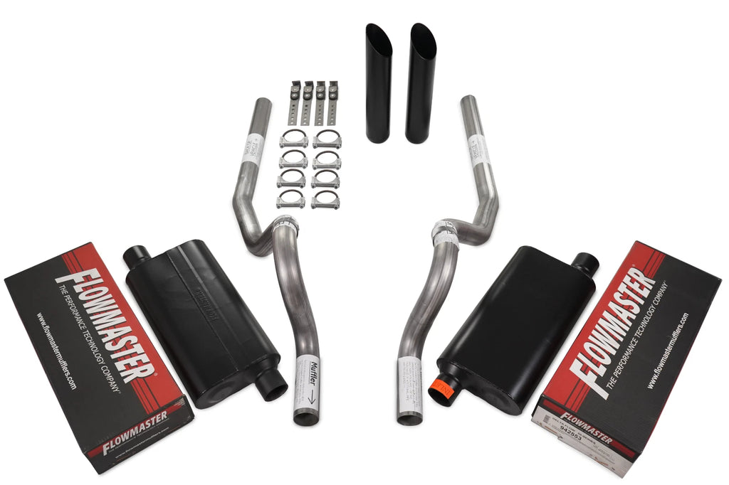 Dual Exhaust Kit for Ford Mustang (1986–2004) 2.5" Flowmaster 50 Series