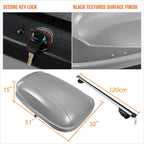 Adjustable Aluminum Cross Bar Roof Rack for Universal Fit (120cm)