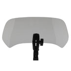 Large Front Windshield Deflector for Universal Motorcycle - Gray