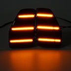 Smoked Front Fender Side Marker Reflector Lights for Hummer H3 H3T (2005–2010)