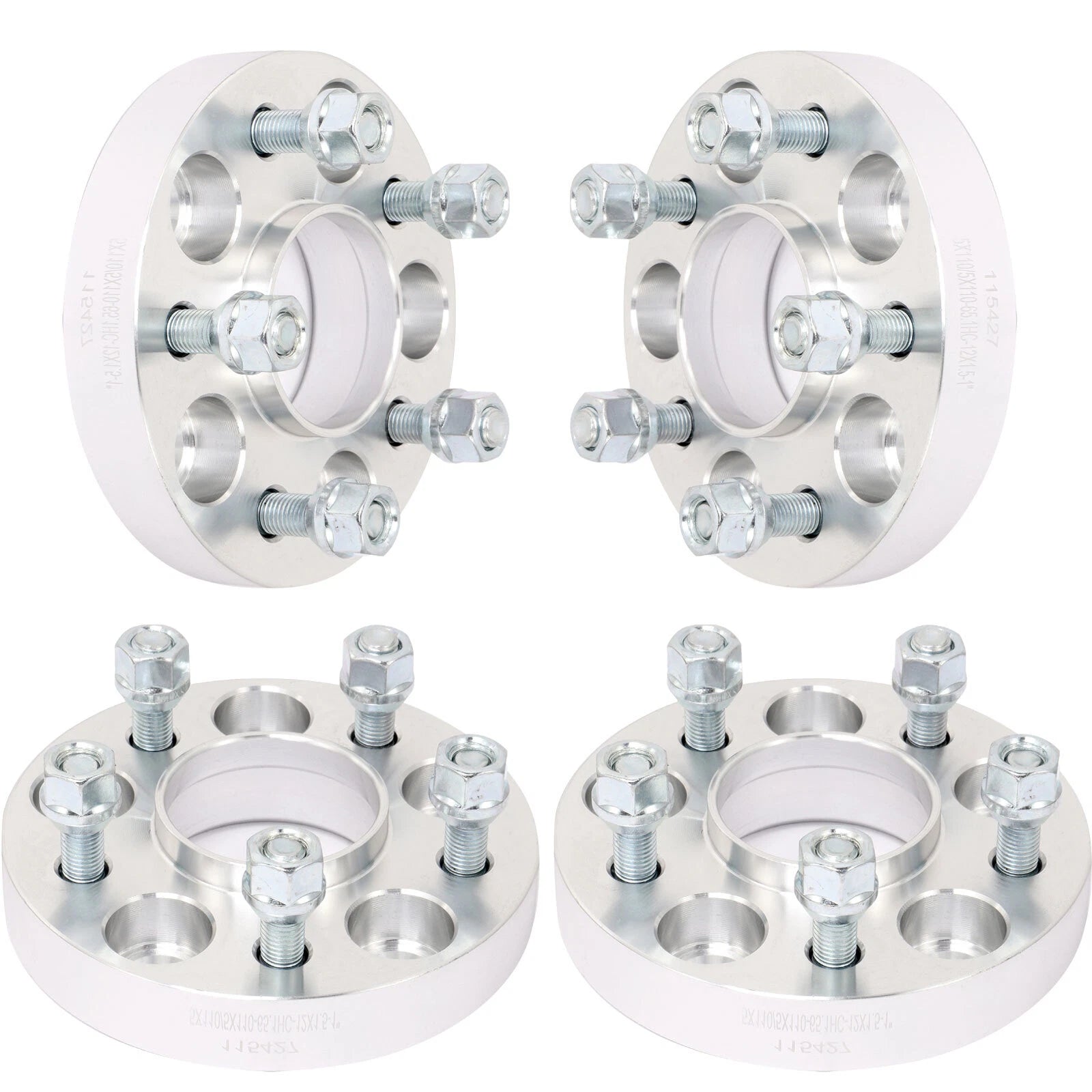 Set of 4 Wheel Spacers 1" 25mm 5x110 for Chevrolet HHR Malibu Cobalt (2006–2011)
