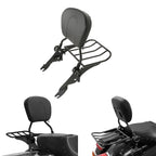 Detachable Backrest Sissy Bar Luggage Rack for Harley Road Glide (2009–Present)