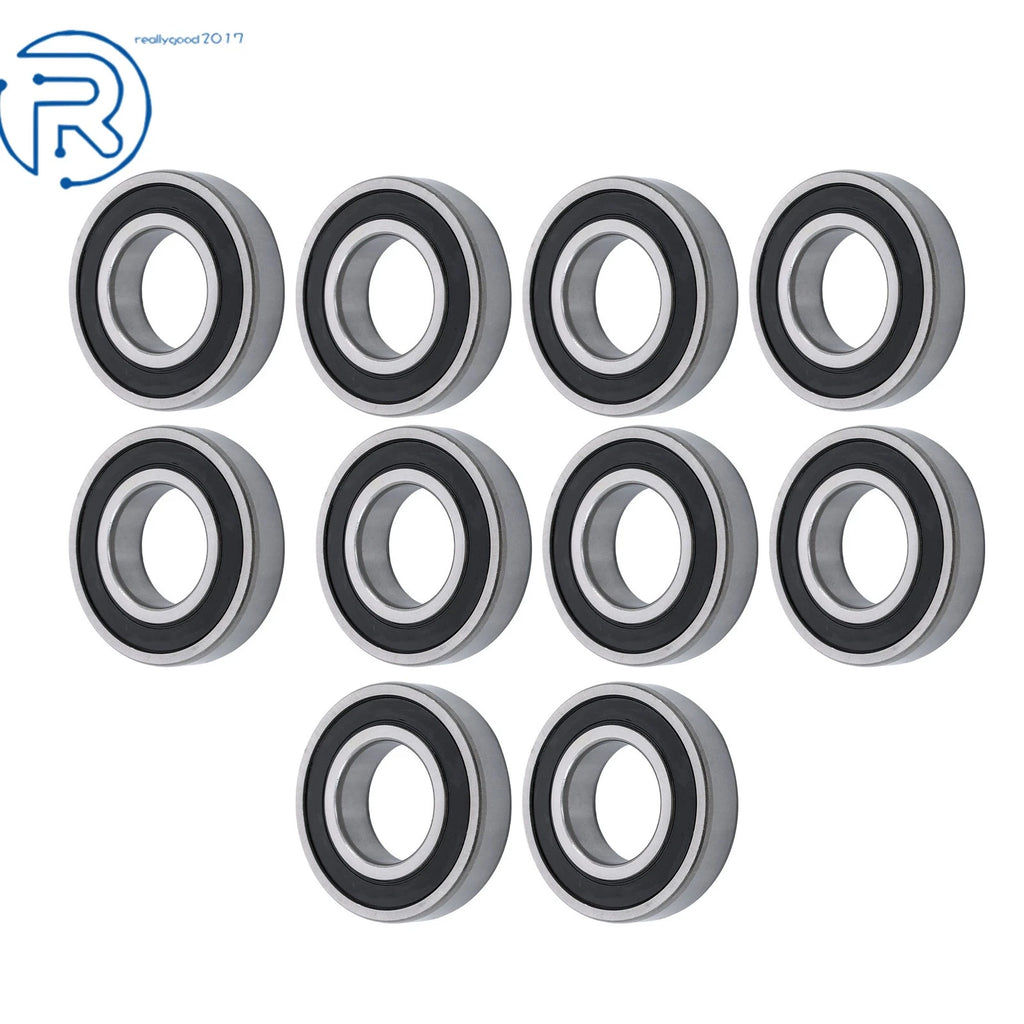Set of 10 Deep Groove Ball Bearings 40mm Inner Dia 80mm OD