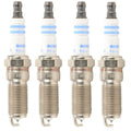 Set of 4 Bosch Double Platinum Spark Plugs for Chevrolet GMC Pontiac Saturn